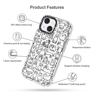 Foto 6 | Foto 6 | Funda De Teléfono Mosnovo Para Iphone 13 Buffertech 2m Drop Clear - Venta Internacional.