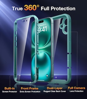 Foto 2 | Foto 2 | Funda Para Teléfono Diaclara Diseñada Para Iphone 16 Plus De 6.7 Pulgadas, Color Verde - Venta Internacional.