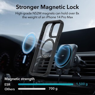 Foto 6 | Foto 6 | Funda Magnética Esr Para Iphone 13 Pro Max Con Soporte Negro - Venta Internacional.
