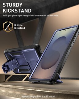 Foto 3 | Foto 3 | Funda Para Teléfono Poetic Spartan Galaxy S25 Ultra 6.9 Azul Medianoche - Venta Internacional.