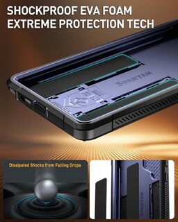 Foto 6 | Foto 6 | Funda Para Teléfono Poetic Spartan Galaxy S25 Ultra 6.9 Azul Medianoche - Venta Internacional.