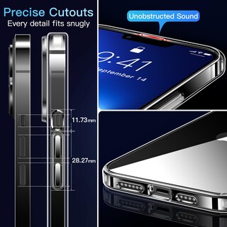 Foto 7 | Foto 7 | Funda De Teléfono Casekoo Crystal Clear Para Iphone 13 Pro De 6.1 Pulgadas - Venta Internacional.