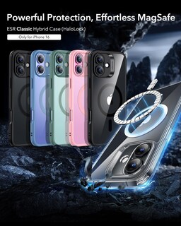 Foto 3 | Foto 3 | Funda De Teléfono Esr Para Iphone 16 Con Magsafe De Grado Militar Transparente - Venta Internacional.
