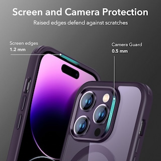 Foto 6 | Foto 6 | Funda De Teléfono Esr Para Iphone 14 Pro Max Con Magsafe Clear Purple - Venta Internacional.