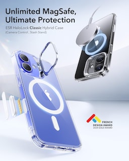 Foto 3 | Foto 3 | Funda De Teléfono Esr Para Iphone 16 Con Control De Cámara Magsafe Clear - Venta Internacional.