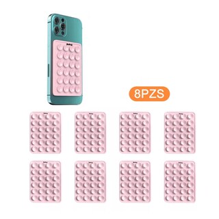 Foto 4 | Foto 4 | Funda Ventosa De Silicona Soporte Para Celular 8 Pzs Belug Rosa