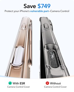 Foto 4 | Foto 4 | Funda De Teléfono Esr Para Iphone 16 Pro Max Con Control De Cámara Transparente - Venta Internacional.