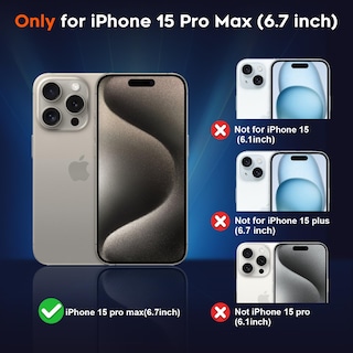 Foto 2 | Foto 2 | Funda Magnética Supfine Para Iphone 15 Pro Max Gris - Venta Internacional.