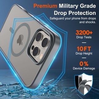 Foto 3 | Foto 3 | Funda Magnética Supfine Para Iphone 16 Pro Max Gris - Venta Internacional.