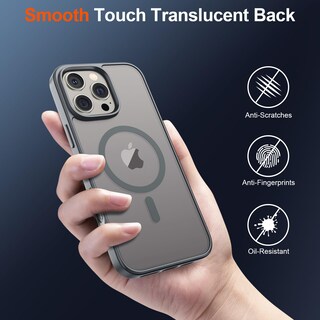 Foto 6 | Foto 6 | Funda Magnética Supfine Para Iphone 16 Pro Max Gris - Venta Internacional.