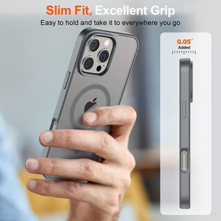 Foto 7 | Foto 7 | Funda Magnética Supfine Para Iphone 16 Pro Max Gris - Venta Internacional.