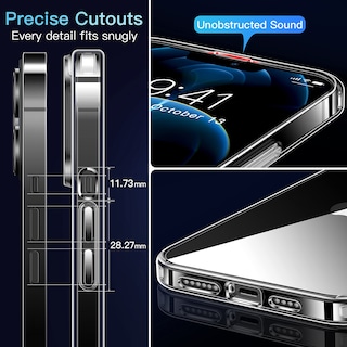 Foto 7 | Foto 7 | Funda De Teléfono Casekoo Crystal Clear Para Iphone 13 Pro Max De 6.7 Pulgadas - Venta Internacional.