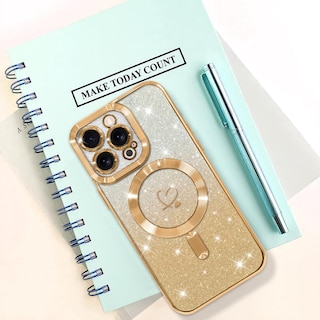 Foto 6 | Foto 6 | Funda Bonoma Para Teléfono Compatible Con Iphone 12 Pro De 6.1 Pulgadas, Color Dorado - Venta Internacional.