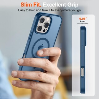 Foto 7 | Foto 7 | Funda Magnética Supfine Para Iphone 16 Pro Max Deep Blue - Venta Internacional.