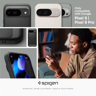 Foto 2 | Foto 2 | Funda Spigen Rugged Armor Para Pixel 9/pixel 9 Pro (2024), Color Negro - Venta Internacional.