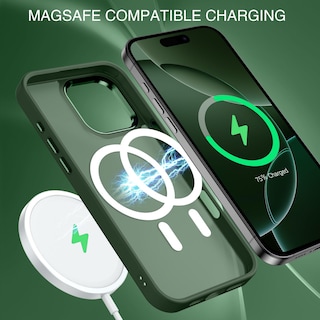 Foto 5 | Foto 5 | Funda De Teléfono Bentoben Para Iphone 16 Pro Max 6.9 Verde Translúcido - Venta Internacional.