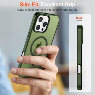 Foto 7 | Foto 7 | Funda Magnética Supfine Para Iphone 16 Pro Max Green - Venta Internacional.