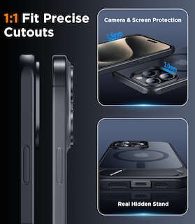 Foto 6 | Foto 6 | Funda De Teléfono Temdan Magnetic Compatible Con Iphone 15 Pro Max - Venta Internacional.