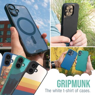 Foto 6 | Foto 6 | Funda Para Teléfono Smartish Gripmunk Magnetic Slim Para Iphone 16, Negra - Venta Internacional.