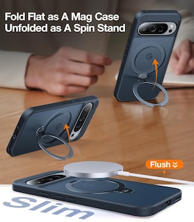 Foto 2 | Foto 2 | Funda Para Teléfono Torras 360° Con Soporte Magnético Para Google Pixel 9 Pro Xl - Venta Internacional.
