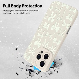 Foto 2 | Foto 2 | Funda De Teléfono Mzelq Para Iphone 16 Pro Max De Silicona Blanca - Venta Internacional.