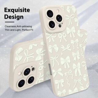 Foto 3 | Foto 3 | Funda De Teléfono Mzelq Para Iphone 16 Pro Max De Silicona Blanca - Venta Internacional.