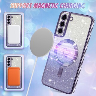 Foto 5 | Foto 5 | Funda Bonoma Para Teléfono Móvil Compatible Con Samsung Galaxy S22, Color Morado - Venta Internacional.