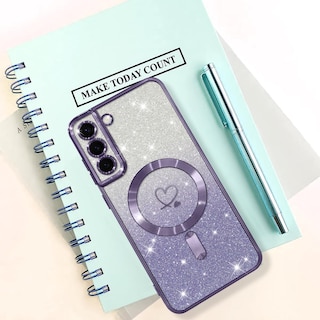 Foto 6 | Foto 6 | Funda Bonoma Para Teléfono Móvil Compatible Con Samsung Galaxy S22, Color Morado - Venta Internacional.