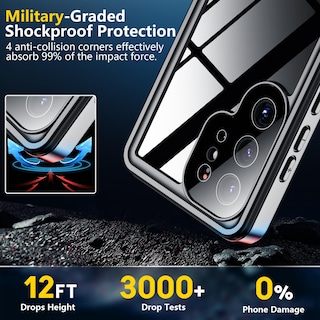 Foto 4 | Foto 4 | Funda De Teléfono Spidercase Para Samsung Galaxy S25 Ultra Impermeable - Venta Internacional.
