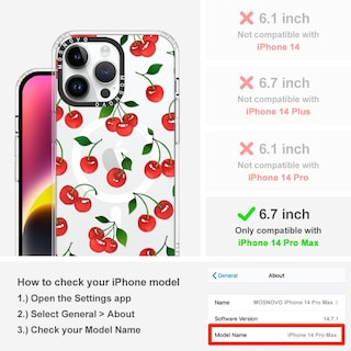 Foto 2 | Foto 2 | Funda De Teléfono Mosnovo Para Iphone 14 Pro Max Con Buffertech - Venta Internacional.