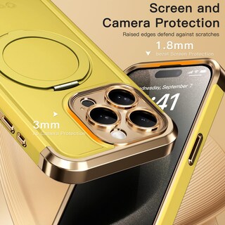 Foto 6 | Foto 6 | Funda De Teléfono Coolqo Para Iphone 15 Pro Max Con Soporte Magnético - Venta Internacional.