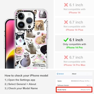 Foto 2 | Foto 2 | Funda De Teléfono Mosnovo Compatible Con Iphone 14 Pro Con Magsafe - Venta Internacional.