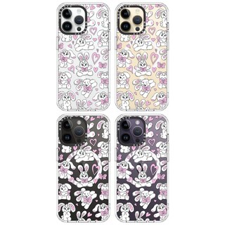 Foto 3 | Foto 3 | Funda De Teléfono Mosnovo Para Iphone 14 Pro Max, Diseño De Conejitos Transparentes - Venta Internacional.