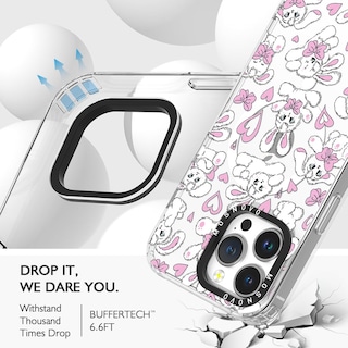 Foto 7 | Foto 7 | Funda De Teléfono Mosnovo Para Iphone 14 Pro Max, Diseño De Conejitos Transparentes - Venta Internacional.