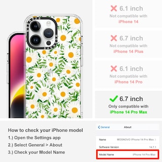Foto 2 | Foto 2 | Funda De Teléfono Mosnovo Compatible Con Iphone 14 Pro Max - Venta Internacional.