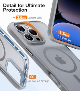 Foto 5 | Foto 5 | Funda De Teléfono Torras Stronger Magnética A Prueba De Golpes Para Iphone 16 Pro - Venta Internacional.