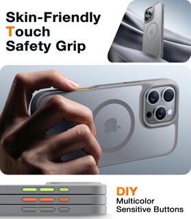 Foto 6 | Foto 6 | Funda De Teléfono Torras Stronger Magnética A Prueba De Golpes Para Iphone 16 Pro - Venta Internacional.
