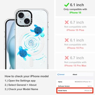 Foto 2 | Foto 2 | Funda De Teléfono Mosnovo Buffertech A Prueba De Golpes Para Iphone 15 - Venta Internacional.