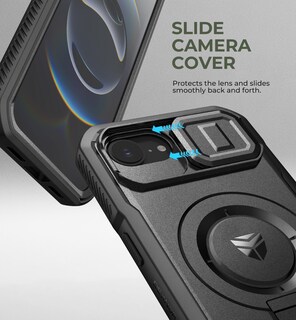 Foto 4 | Foto 4 | Funda Dexnor Para Iphone 16e Con Cámara Magnética Deslizante - Venta Internacional.