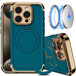 Foto 1 | Foto 1 | Funda De Teléfono Coolqo Para Iphone 15 Pro Max Con Soporte Magnético - Venta Internacional.