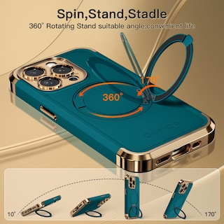 Foto 3 | Foto 3 | Funda De Teléfono Coolqo Para Iphone 15 Pro Max Con Soporte Magnético - Venta Internacional.