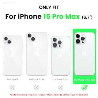Foto 2 | Foto 2 | Funda De Teléfono Ornarto Vortuxe Para Iphone 15 Pro Max Pine Green - Venta Internacional.