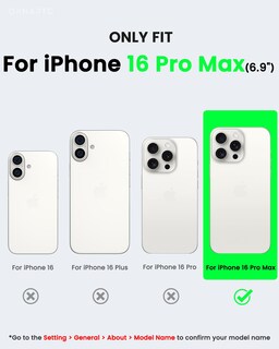 Foto 2 | Foto 2 | Funda De Teléfono Ornarto Vortuxe Para Iphone 16 Pro Max Cosmic Mist - Venta Internacional.
