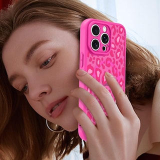 Foto 6 | Foto 6 | Funda Iphone 12 Pro Max Kanghar Con Estampado De Leopardo Rosa Intenso - Venta Internacional.