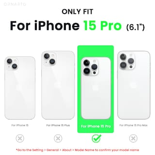 Foto 2 | Foto 2 | Funda De Teléfono Ornarto Vortuxe Para Iphone 15 Pro, Color Verde Pino - Venta Internacional.