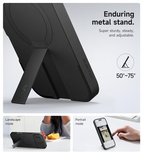 Foto 5 | Foto 5 | Funda Suritch Para Iphone 16 Plus Con Cámara Magnética Deslizante Negra - Venta Internacional.