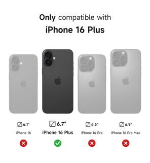 Foto 2 | Foto 2 | Funda Suritch Para Iphone 16 Plus Con Cámara Magnética Slide Pink - Venta Internacional.