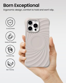 Foto 5 | Foto 5 | Funda De Teléfono Ornarto Vortuxe Para Iphone 15 Pro 6.1 Stone Grey - Venta Internacional.