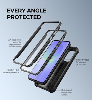 Foto 5 | Foto 5 | Funda De Teléfono Dexnor Para Samsung Galaxy A36 5g Con Protector De Pantalla - Venta Internacional.