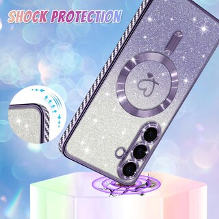 Foto 3 | Foto 3 | Funda Bonoma Para Teléfono Móvil Compatible Con Samsung Galaxy S25, Color Morado - Venta Internacional.